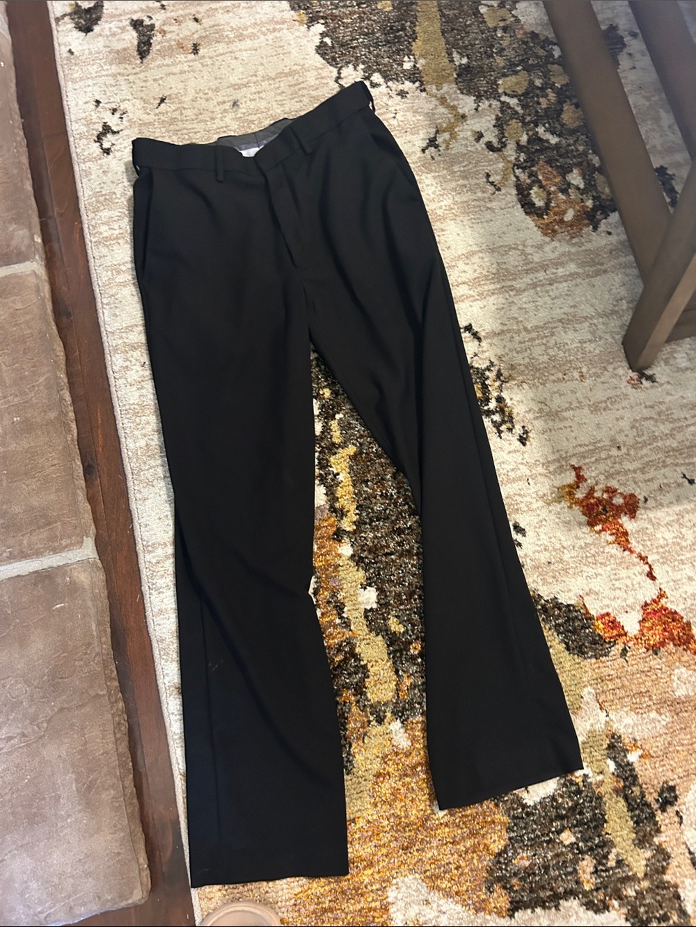 Men's Classic Black Dress Pants